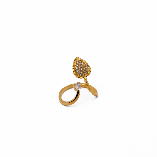 ANILLO ZO13450R DORADO Acero Inoxidable A41