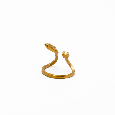 ANILLO ZO13450R DORADO Acero Inoxidable