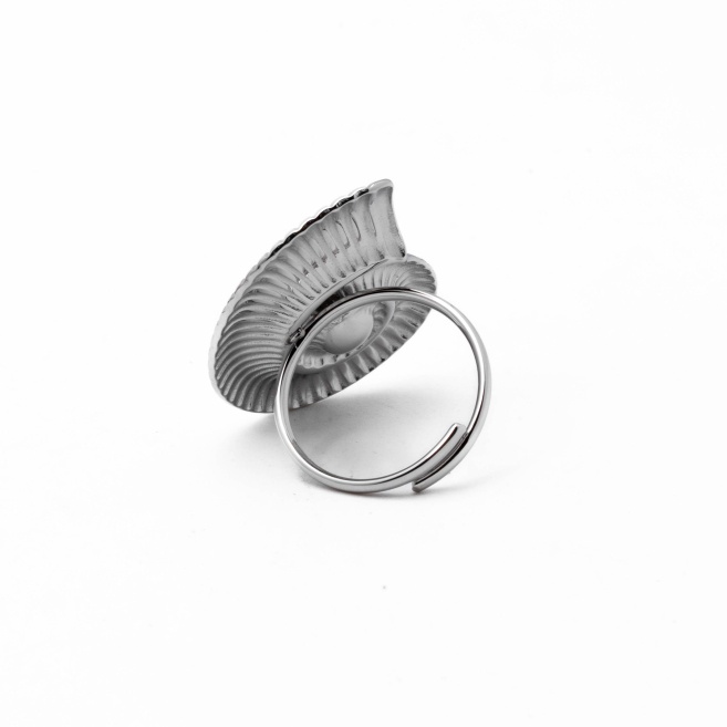 ANILLO ZO14466R PLATEADO Acero Inoxidable 2A32
