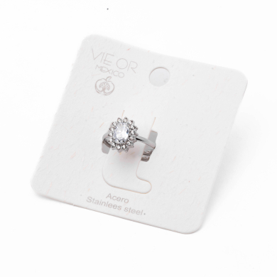 ANILLO ZO8824R180 PLATEADO Acero Inoxidable A22