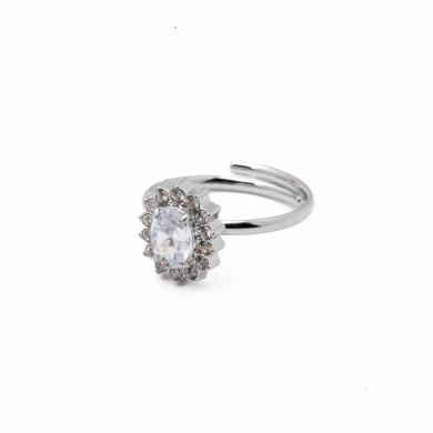 ANILLO ZO8824R180 PLATEADO Acero Inoxidable