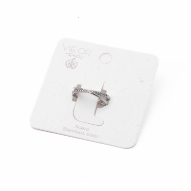 ANILLO ZO15591R PLATEADO Acero Inoxidable