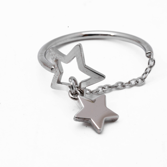ANILLO ZO13453R PLATEADO Acero Inoxidable