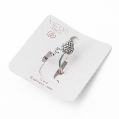 ANILLO ZO13450R PLATEADO Acero Inoxidable