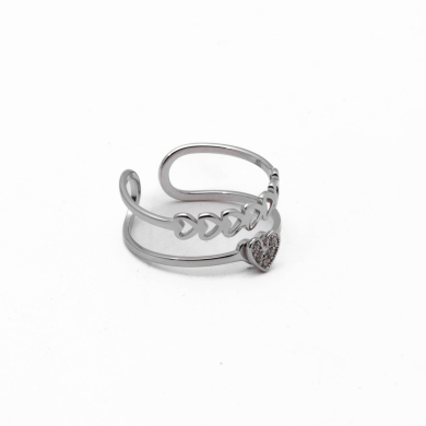 ANILLO ZO15307R PLATEADO Acero Inoxidable