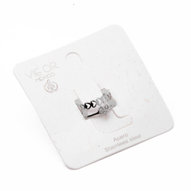 ANILLO ZO15307R PLATEADO Acero Inoxidable