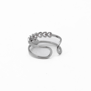 ANILLO ZO15307R PLATEADO Acero Inoxidable