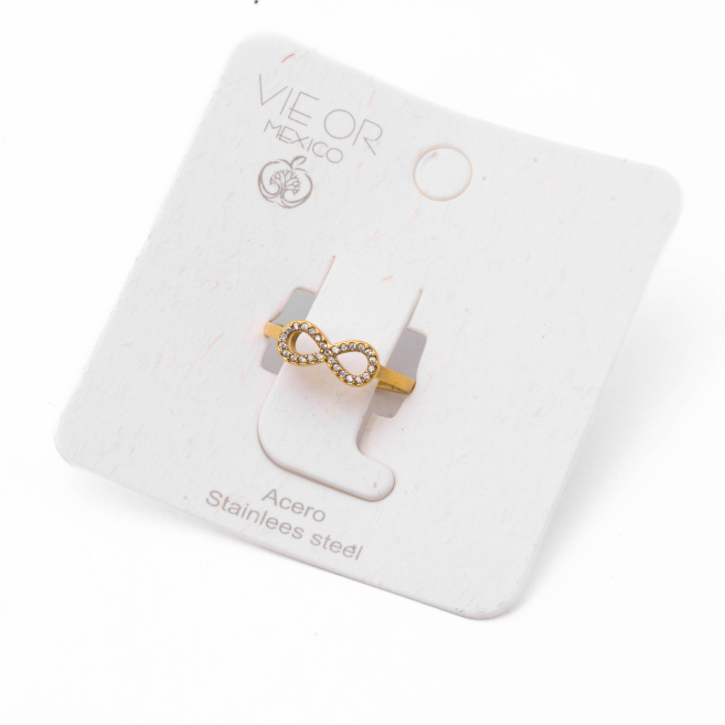 ANILLO ZO15305R DORADO Acero Inoxidable A21