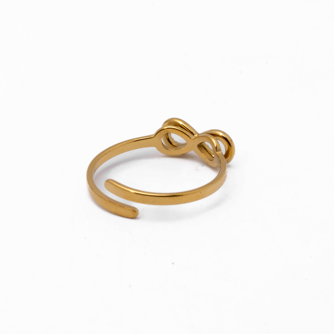 ANILLO ZO15305R DORADO Acero Inoxidable A21