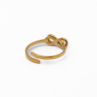 ANILLO ZO15305R DORADO Acero Inoxidable A21