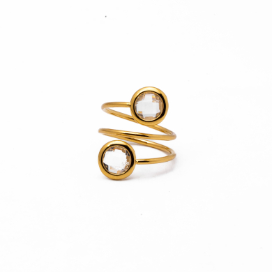 ANILLO ZO13500R BLANCO  Acero Inoxidable