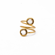 ANILLO ZO13500R BLANCO  Acero Inoxidable 2A110