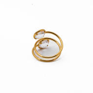 ANILLO ZO13500R BLANCO  Acero Inoxidable 2A110