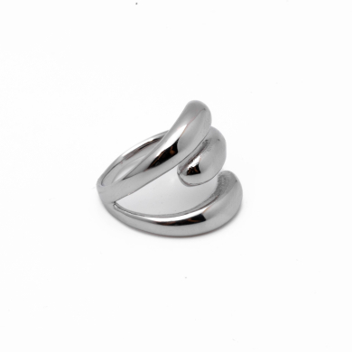 ANILLO ZO11696R PLATEADO Acero Inoxidable