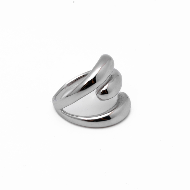 ANILLO ZO11696R PLATEADO Acero Inoxidable 2A58