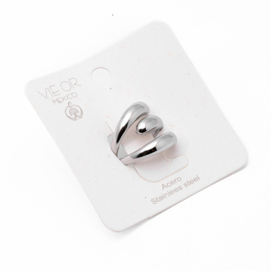 ANILLO ZO11696R PLATEADO Acero Inoxidable