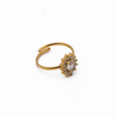 ANILLO ZO15173R DORADO Acero Inoxidable