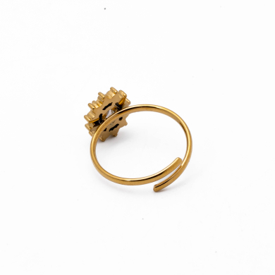 ANILLO ZO15173R DORADO Acero Inoxidable