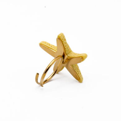 ANILLO ZO14437R DORADO+AMARILLO Acero Inoxidable
