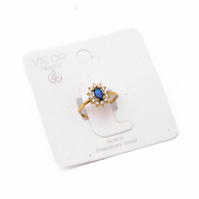 ANILLO ZO15173R DORADO Acero Inoxidable