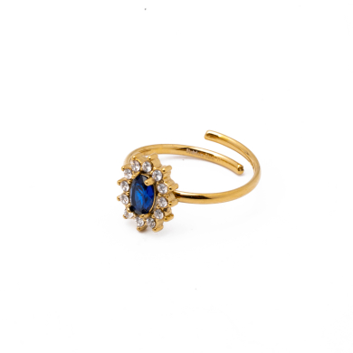 ANILLO ZO15173R DORADO Acero Inoxidable