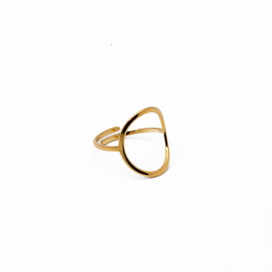 ANILLO ZO8237R Dorado Acero Inoxidable -2A43