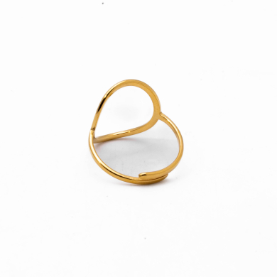 ANILLO ZO8237R Dorado Acero Inoxidable -2A43 2A35