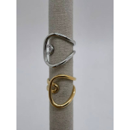 Anillo Y00844 Dorado Acero Inoxidable