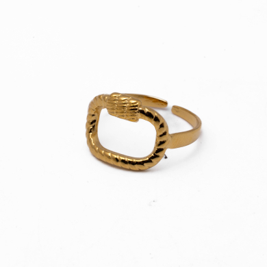 ANILLO ZO14293R DORADO Acero Inoxidable