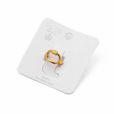 ANILLO ZO14293R DORADO Acero Inoxidable
