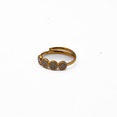 ANILLO ZO13995R DORADO Acero Inoxidable