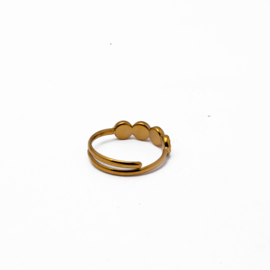 ANILLO ZO13995R DORADO Acero Inoxidable