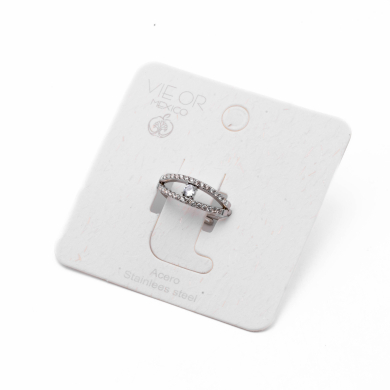 ANILLO ZO14088R PLATEADO Acero Inoxidable