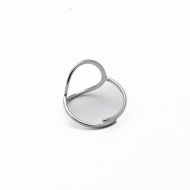 ANILLO ZO8237R Plateado Acero Inoxidable -2A43 2A35