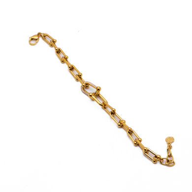 BRAZALETE ZO13166B DORADO Acero Inoxidable