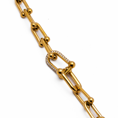 BRAZALETE ZO13166B DORADO Acero Inoxidable
