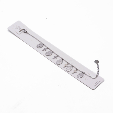 PULSERA ZO14990B PLATEADO Acero Inoxidable