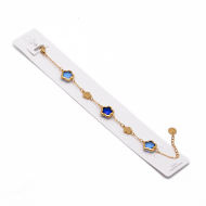 PULSERA ZO14518B/10MM DORADO+AZUL Acero Inoxidable 2C49