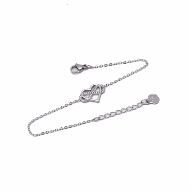 PULSERA ZO11779B PLATEADO Acero Inoxidable