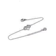 PULSERA ZO11779B PLATEADO Acero Inoxidable 2B33