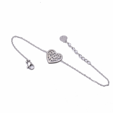 PULSERA ZO11928B PLATEADO Acero Inoxidable