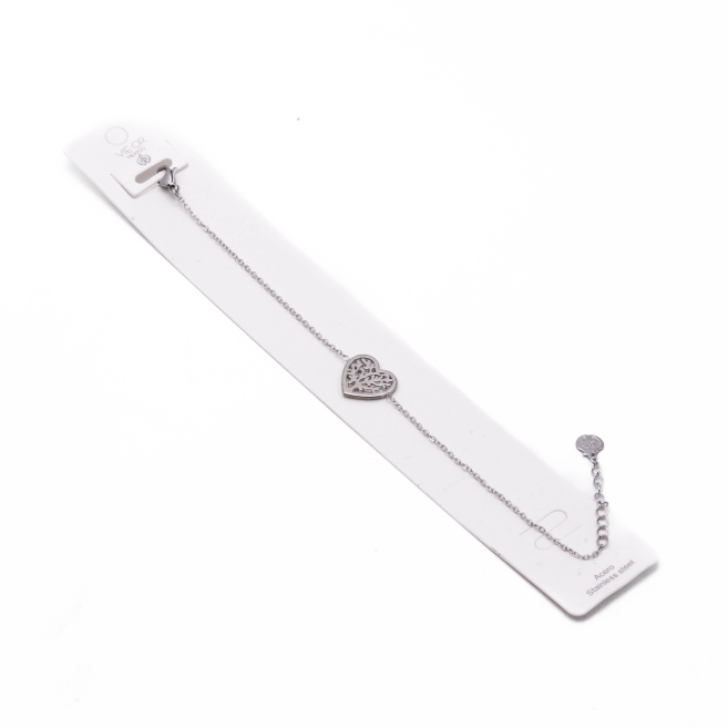 PULSERA ZO11928B PLATEADO Acero Inoxidable 2B32