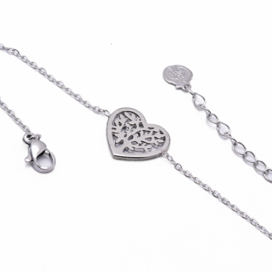 PULSERA ZO11928B PLATEADO Acero Inoxidable 2B32
