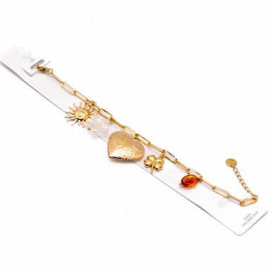 PULSERA ZO15219B DORADO Acero Inoxidable