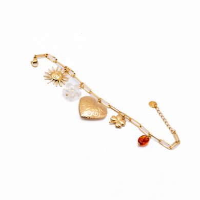 PULSERA ZO15219B DORADO Acero Inoxidable