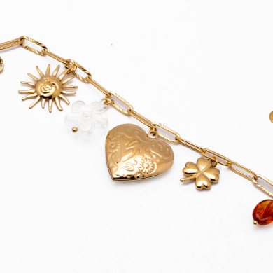 PULSERA ZO15219B DORADO Acero Inoxidable