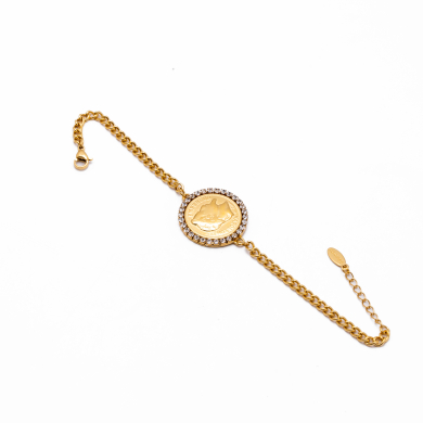 PULSERA ZO13438B DORADO Acero Inoxidable