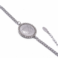 PULSERA ZO13438B PLATEADO Acero Inoxidable 2C210