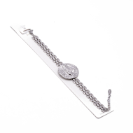 PULSERA ZO13405B PLATEADO Acero Inoxidable 2C210