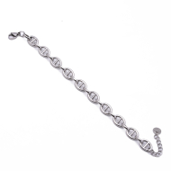 PULSERA ZO14330B PLATEADO Acero Inoxidable 2B17